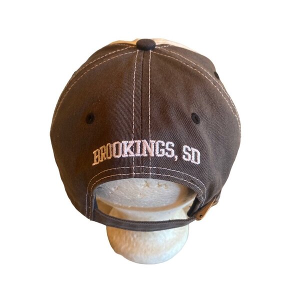 Cubby's Sports Gray Hat Cap Adjustable Varsity Retro Brookings South Dakota - Picture 3 of 7